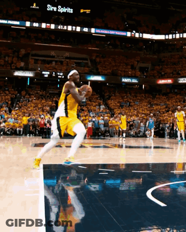 Basketball Game In Spirits Stadium GIF
