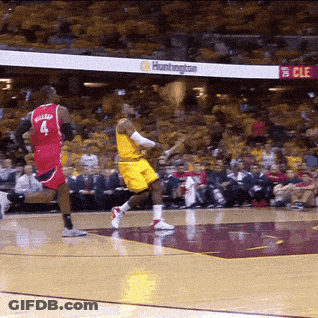 Basketball Game In Stadium Saying Huntington GIF
