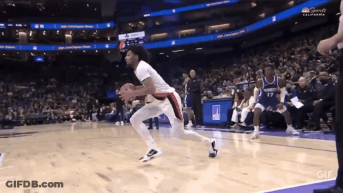Basketball Game In Stadium With Pepsi Ad GIF