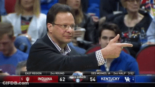 Basketball Game Indiana Vs Kentucky GIF