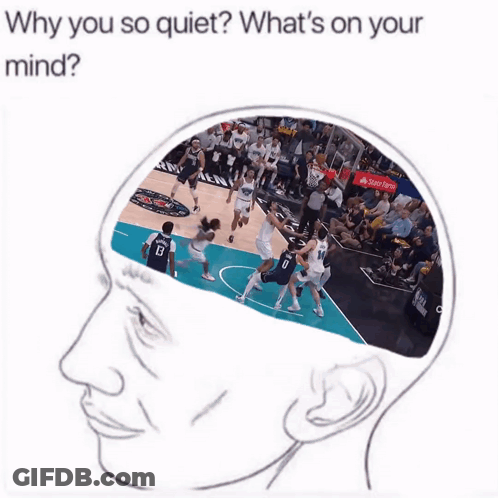 Basketball Game Inside Head GIF