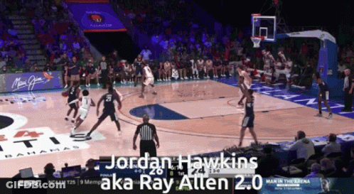 Basketball Game Jordan Hawkins Vs Ray Allen GIF