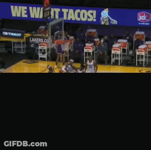 Basketball Game Lakers Court GIF