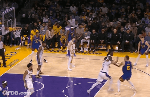 Basketball Game Lakers Vs Broncos GIF
