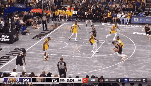 Basketball Game Lakers Vs Grizzlies GIF