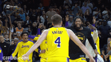 Basketball Game Lakers Vs Utah Jazz GIF