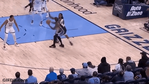 Basketball Game On Auto Zone Court GIF
