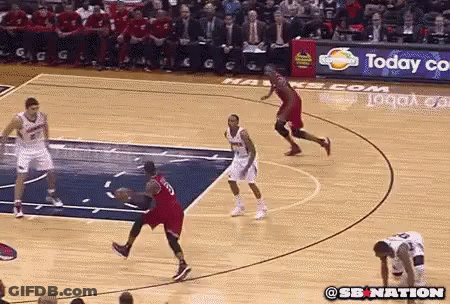 Basketball Game On Court GIF