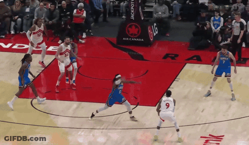 Basketball Game On Court GIF