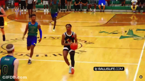 Basketball Game On Court GIF
