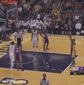 Basketball Game On Court Number 5 GIF