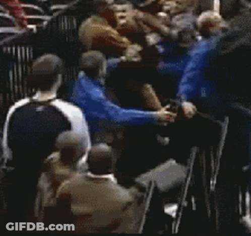 Basketball Game On Court Number 5 GIF