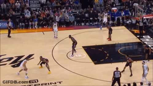Basketball Game On Court Saying T Print GIF