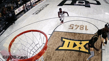 Basketball Game On Court Saying TX GIF