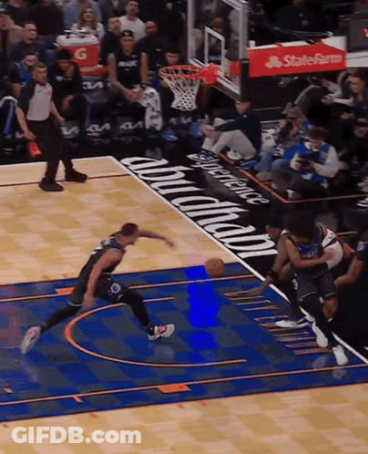 Basketball Game On Court GIF