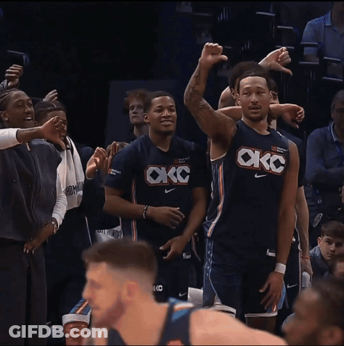 Basketball Game On Court With Crowd GIF