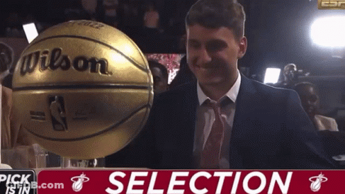 Basketball Game On Court With Letter B GIF
