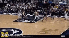 Basketball Game On Court With M GIF