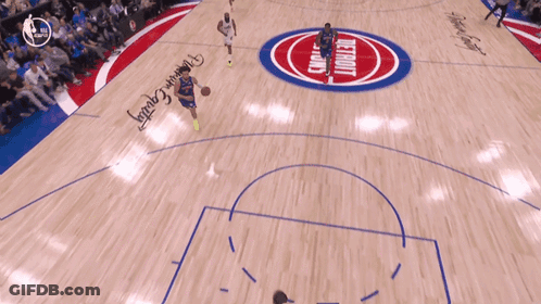 Basketball Game On Emirates Fly Better Court GIF