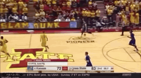Basketball Game On ESPN GIF