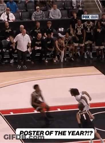 Basketball Game On Fox College Hoops GIF