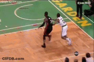 Basketball Game On Garden Court GIF