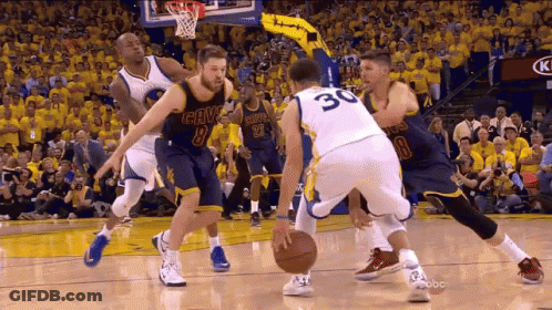 Basketball Game On Lakers Court GIF