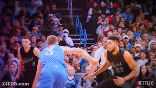 Basketball Game On Netflix Wolves Vs Thunder GIF