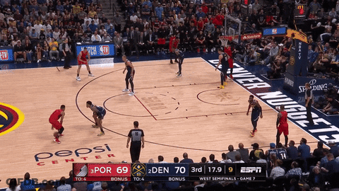 Basketball Game On Pepsi Court GIF