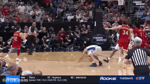 Basketball Game On Rookie Channel GIF