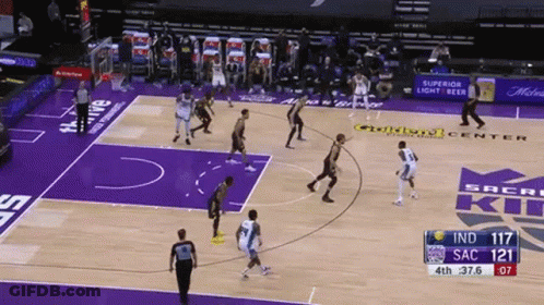 Basketball Game On Sacred King Court GIF