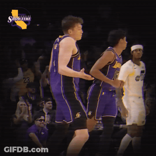 Basketball Game On Screen Saying Showtime GIF