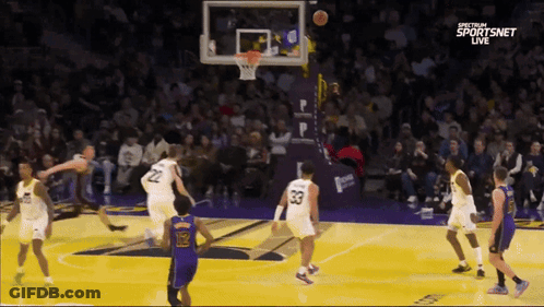 Basketball Game On Spectrum SportsNet GIF