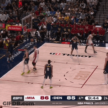 Basketball Game On Tissot Court GIF
