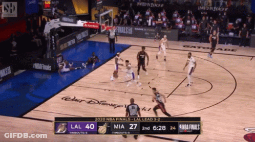 Basketball Game On Walt Disney Court GIF