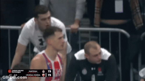 Basketball Game Partizan Vs Crvena Zvezda GIF