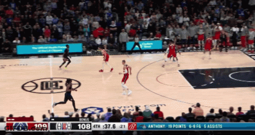 Basketball Game Score 109 To 108 GIF