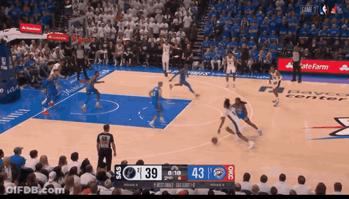 Basketball Game Score 39 43 GIF
