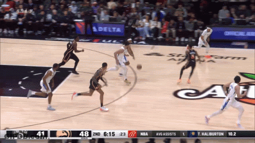 Basketball Game Score 48-23 GIF