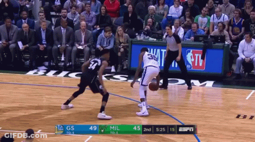 Basketball Game Score 49-43 GIF