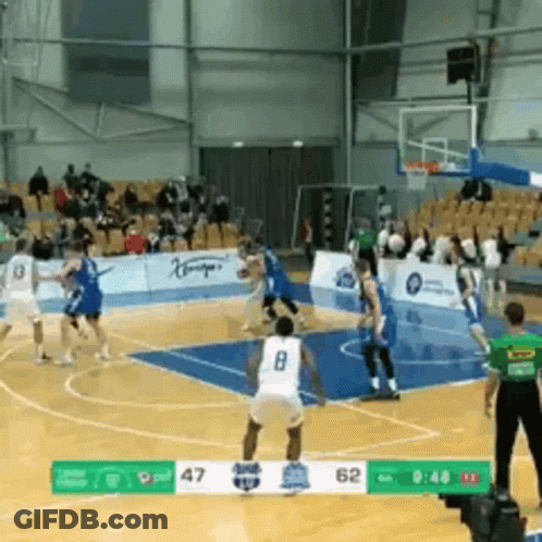 Basketball Game Score 62 To 47 GIF