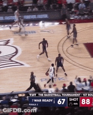 Basketball Game Score 67 To 88 GIF