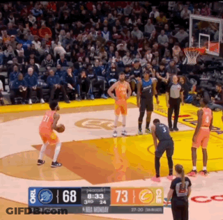 Basketball Game Score 68-73 GIF