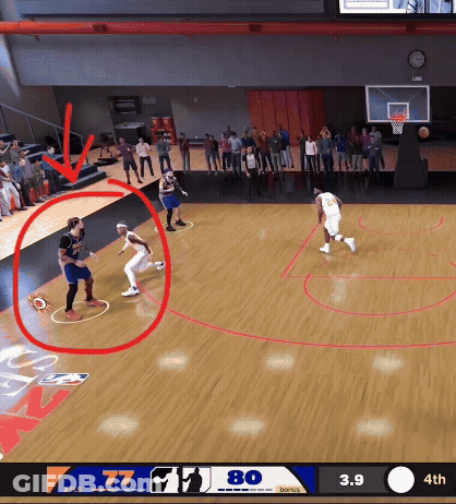 Basketball Game Score 80 To 77 GIF