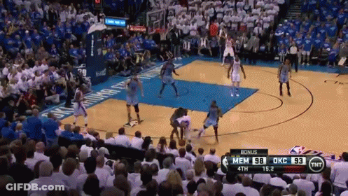 Basketball Game Score 93-63 GIF
