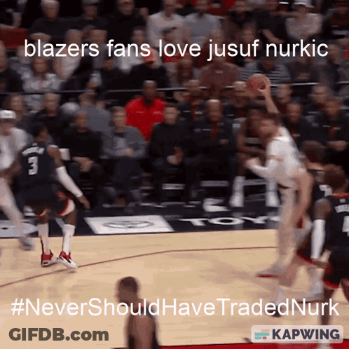 Basketball Game Screenshot Blazers Fans Love Jusuf Nurkic Never Should Have Traded Nurk GIF