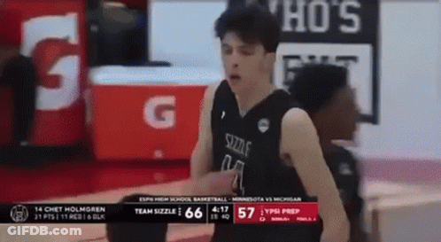 Basketball Game Sizzle Vs Ypsi Prep GIF