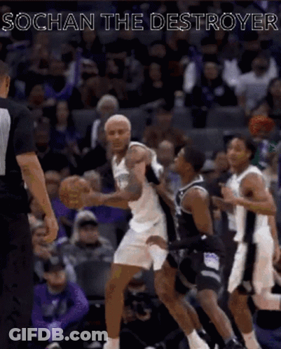 Basketball Game Sochan The Destroyer GIF