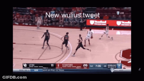Basketball Game Utah Vs Stanford GIF