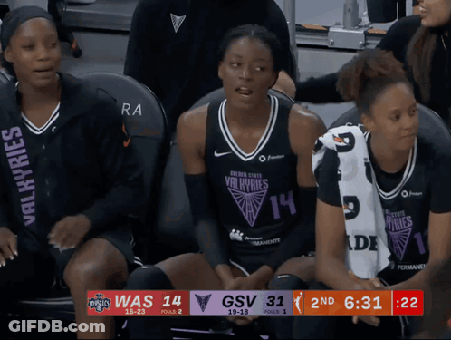 Basketball Game Valkyries Vs GSV GIF